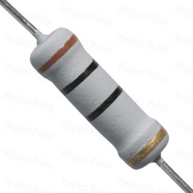 10 Ohm 2W Flameproof Metal Oxide Resistor - Medium Quality (Min Order Quantity 1 pc for this Product)