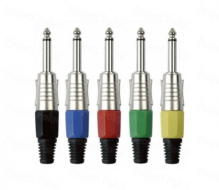 6.35mm Mono Plug - Neutrik style - High Quality (Min Order Quantity 1pc for this Product)