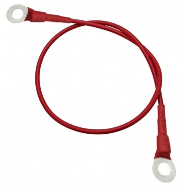 Jumper Cable - 6mm Ring Type Lug to Lug Terminals - 13A 40cm Red (Min Order Quantity 1pc for this Product)