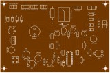 Over Load and Short Circuit Protection PCB with Copper Pour (Min Order Quantity 50pcs for this type PCB)