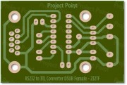 RS232 to TTL Converter db9 Female PCB (Min Order Quantity 1pc for this Product)