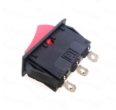 5A SPDT Non-Illuminated Rocker Switch (Min Order Quantity 1 pc for this Product)