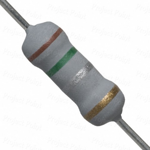 0.15 Ohm 2W Flameproof Metal Oxide Resistor - High Quality (Min Order Quantity 1 pc for this Product)