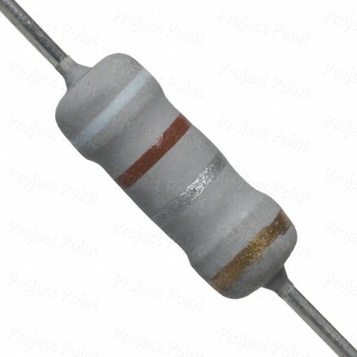 0.91 Ohm 1W Flameproof Metal Oxide Resistor - Copper (Min Order Quantity 1 pc for this Product)