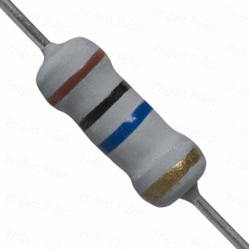 10M Ohm 1W Flameproof Metal Oxide Resistor - High Quality (Min Order Quantity 1 pc for this Product)