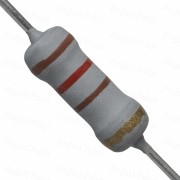 120 Ohm 1W Flameproof Metal Oxide Resistor - Medium Quality