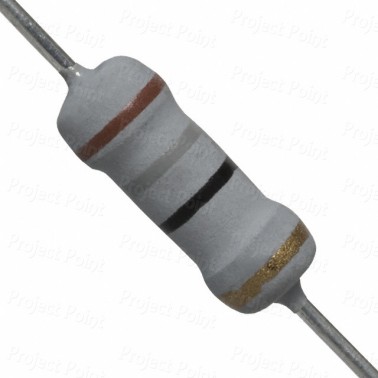 18 Ohm 1W Flameproof Metal Oxide Resistor - Medium Quality (Min Order Quantity 1 pc for this Product)