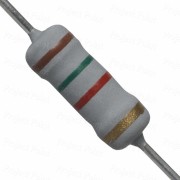 1.5K Ohm 1W Flameproof Metal Oxide Resistor - Medium Quality