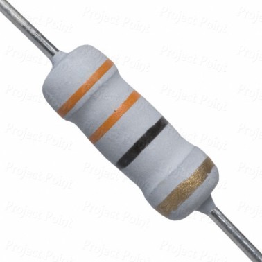 33 Ohm 1W Flameproof Metal Oxide Resistor - High Quality (Min Order Quantity 1pc for this Product)