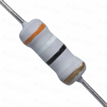 39 Ohm 1W Flameproof Metal Oxide Resistor - Medium Quality (Min Order Quantity 1 pc for this Product)