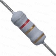 8.2 Ohm 2W Flameproof Metal Oxide Resistor - Medium Quality