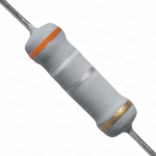 0.39 Ohm 2W Flameproof Metal Oxide Resistor - Copper (Min Order Quantity 1 pc for this Product)