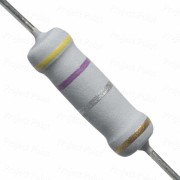 0.47 Ohm 2W Flameproof Metal Oxide Resistor - Medium Quality