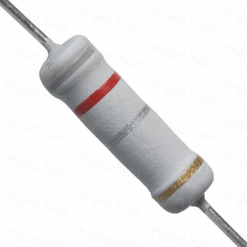 0.82 Ohm 1W Flameproof Metal Oxide Resistor - Copper (Min Order Quantity 1 pc for this Product)