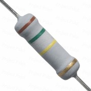 150K Ohm 2W Flameproof Metal Oxide Resistor - Medium Quality