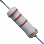 1.2K Ohm 2W Flameproof Metal Oxide Resistor - Medium Quality