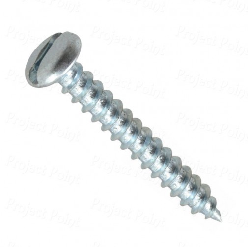 8No-25mm Sheet Metal Self Tapping Screw -  Slotted Pan Head (Min Order Quantity 1 pc for this Product)