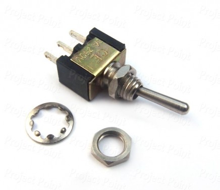 SPDT Toggle Switch 3Amp - Best Quality (Min Order Quantity 1 pc for this Product)