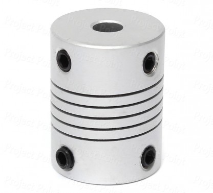 Flexible Motor Shaft Coupling - 4mm to 5mm (Min Order Quantity 1 pc for this Product)