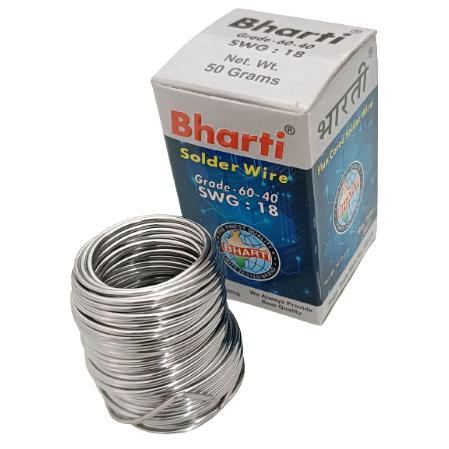 Bharti Original Best Quality Resin Cored Solder Wire - 50g Spool (Min Order Quantity 1 pc for this Product)