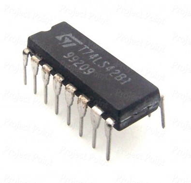 74LS42 - BCD to Decimal Decoder (Min Order Quantity 1 pc for this Product)