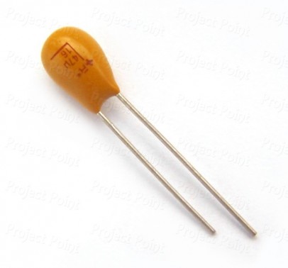 47uF 16V Tantalum Capacitor (Min Order Quantity 1 pc for this Product)