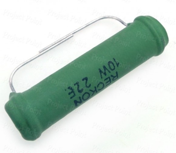 22 Ohm 10W Best Quality Wire Wound Resistor - Reckon (Min Order Quantity 1 pc for this Product)