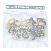 Solderless Breadboard Jumper Wires 0.4 Inch - 50pcs Black+Yellow