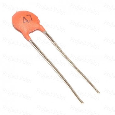 4.7pF - 0.0047nF 50V Ceramic Disc Capacitor (Min Order Quantity 1 pc for this Product)