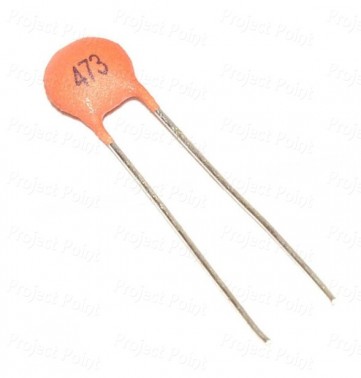 0.047uF - 47nF 50V Ceramic Disc Capacitor (Min Order Quantity 1 pc for this Product)