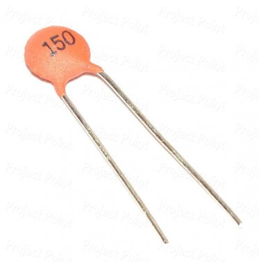 150pF 50V Ceramic Disc Capacitor (Min Order Quantity 1 pc for this Product)