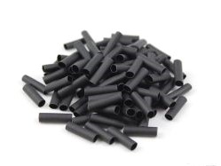 Pre-Cut Heat Shrink Tube 2mm x 10mm Black - 50 Pcs (Min Order Quantity 1pc for this Product)