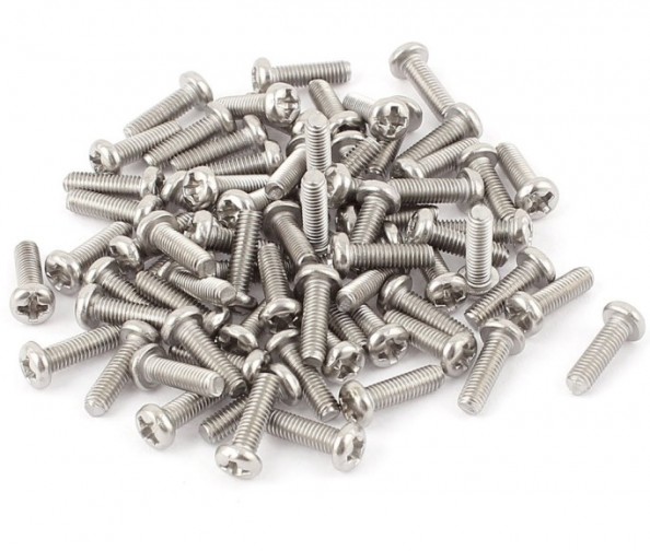 M3 Phillips Pan Head Machine Screw - 10mm (Min Order Quantity 1 pc for this Product)