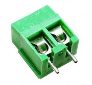 2 Way PCB Terminal Block - Prime 500-2 Green