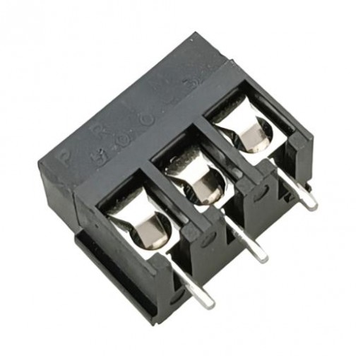 3 Way PCB Terminal Block - Prime 500-3 Black (Min Order Quantity 1 pc for this Product)