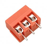 3 Way PCB Terminal Block - Prime 500-3 Red