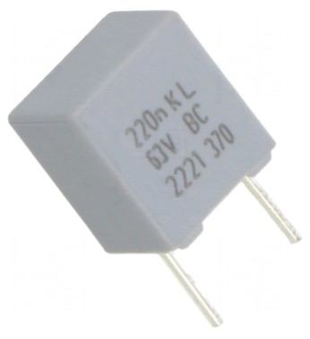 220nF 63V High Quality Box Type Capacitor - Vishay (Min Order Quantity 1 pc for this Product)