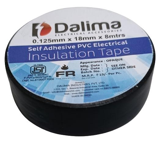 PVC Electrical Insulation Tape - Dalima Black (Min Order Quantity 1 pc for this Product)